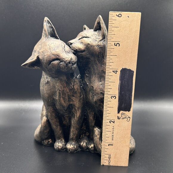 Cats Frith Sculptures Yum Yum and Friend Cold Cast Bronze by Paul Jenkins 6 inch - Picture 12 of 13